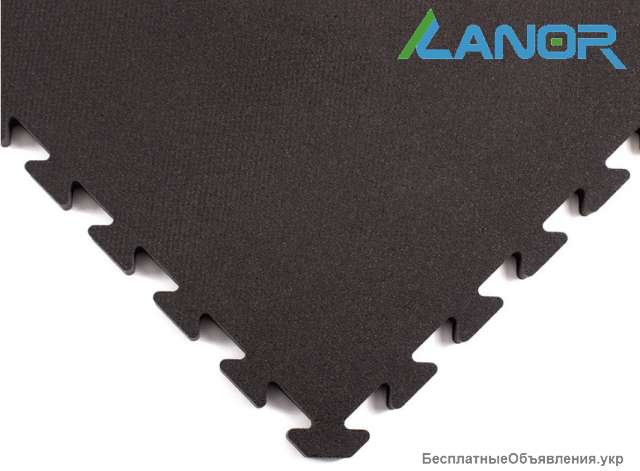 Спортивный мат татами ласточкин хвост НХ 1м х 1м 20 мм Серый