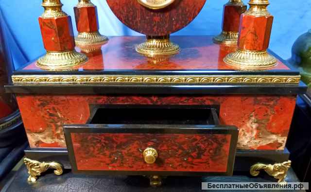 Часы каминные Мальчик с конём