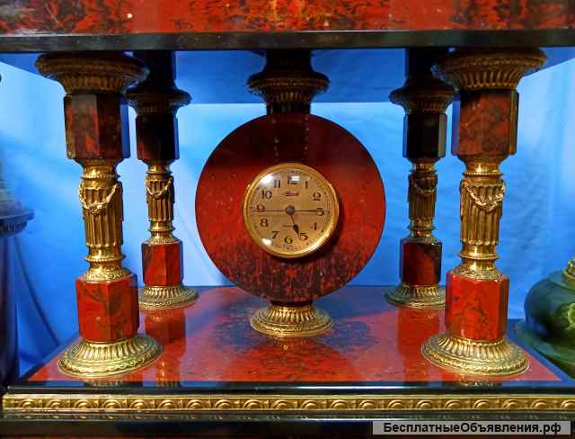 Часы каминные Мальчик с конём