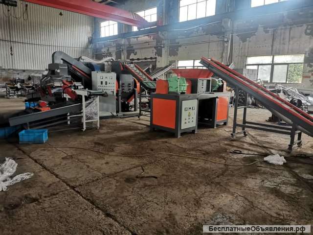 Линия для переработки кабеля MGS-800-01 с двухвальным пре-шредером