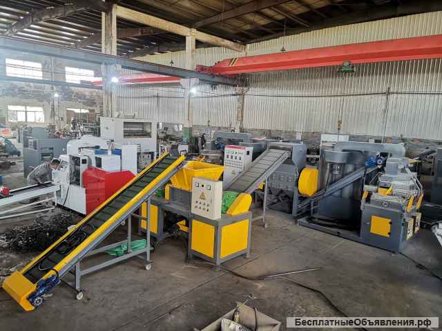 Линия для переработки кабеля MGS-1000 с одновальным или двухвальным пре-шредером