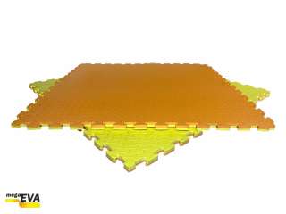 Мат-татами "ласточкин хвост" 80 кг/м3 20мм оранжево-желтые Т1