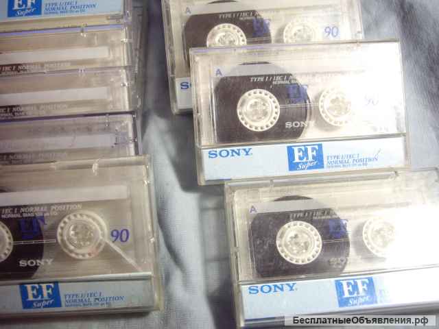 Аудиокассеты SONY Super EF 90