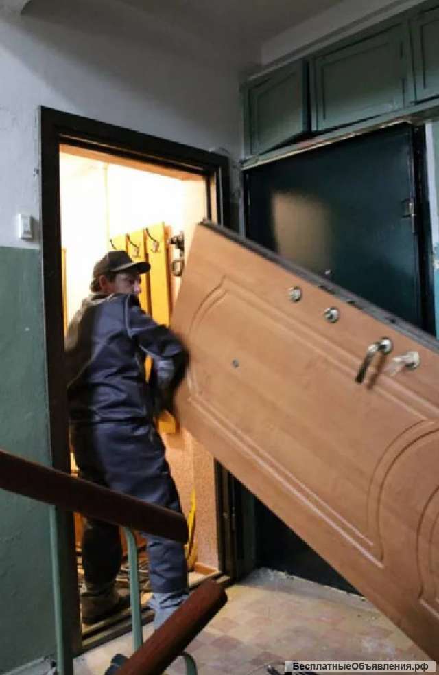 Вывоз железных дверей