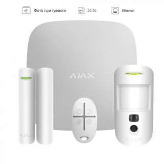 Комплект беспроводной GSM-сигнализации Ajax StarterKit Cam
