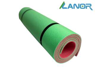 Коврик для йоги, фитнеса и спорта (каремат спортивный) Спорт 8 мм Зелёно-красный