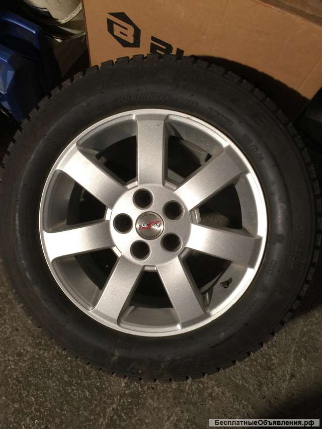 4 колеса 225/60R17, шипованые