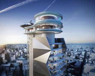 Проект многофункционального высотного комплекса, расположенный в центре Лимассола