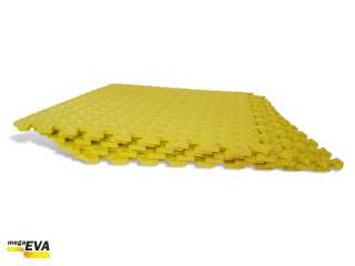 Lanor Детский мягкий пол-пазл 500*500*12мм EVA желтый