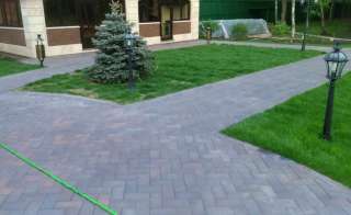 Укладка тротуарной плитки