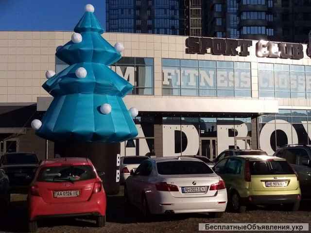 Надувное новогоднее украшение Надувная елка