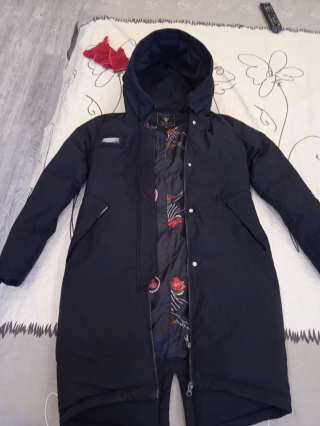 Пальто пуховое женское 42р