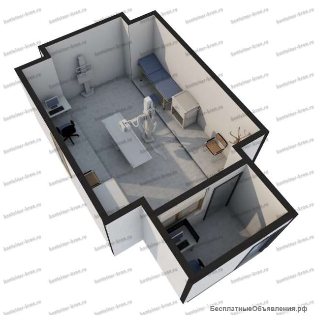 Передвижная медицинская лаборатория в контейнере