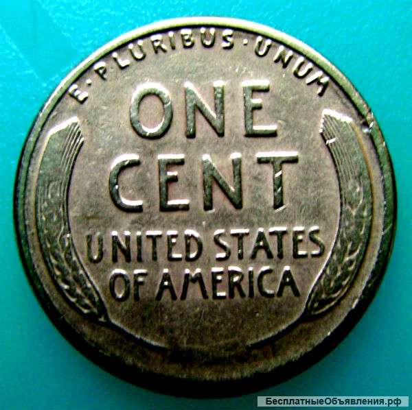 Редкая монета США. 1 цент 1924 года.