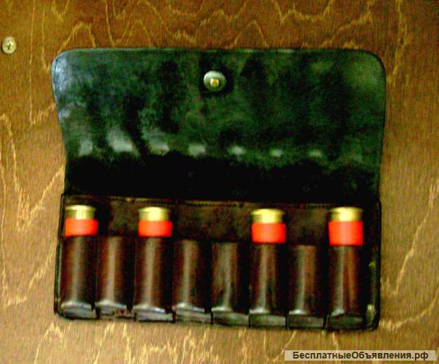 Охотничий, кожаный патронташ