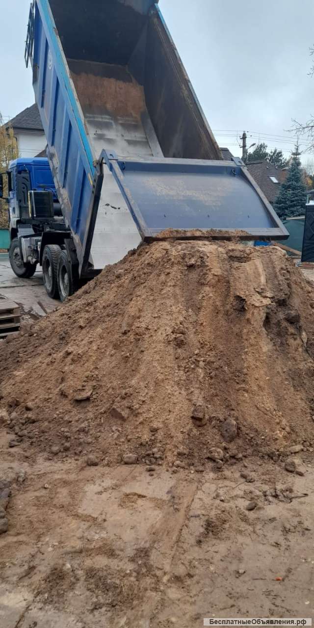 Грунт для выравнивания участка Щелковское шоссе