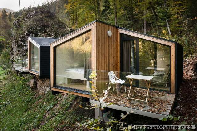 Модульный эко-дом в стиле Барнхаус
