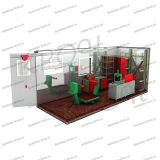 Мобильный участок ТО и ремонта ВВТ в контейнере