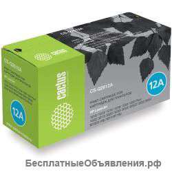 Картридж CACTUS CS-Q2612A для принтеров HP Laser Jet 1010/ 1012/ 1015/ 1018/ 1020/ 1020 Plus/ 1022