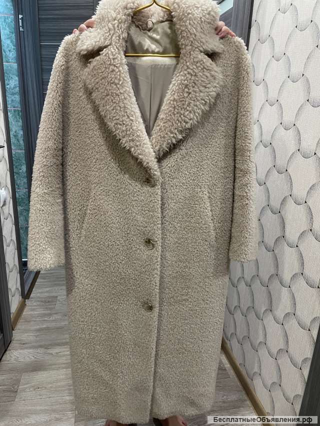 Натуральное шерстяное пальто