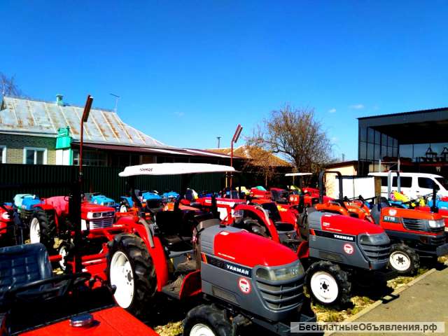 Минитрактора японские без наработки по РФ