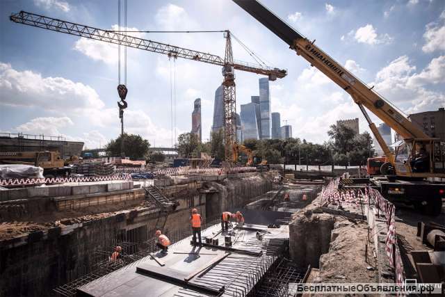 Рабочие на строительство метро г. Москва