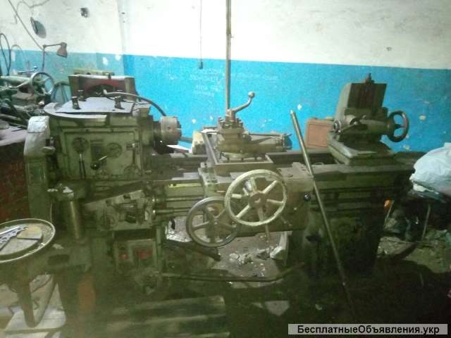 Универсальный комбинированный токарно-винторезный станок 1А95 рабочий, некомплект