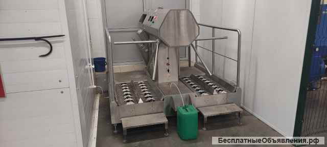 Двухсторонний двухпоточный санпропускник ASP-HL-14