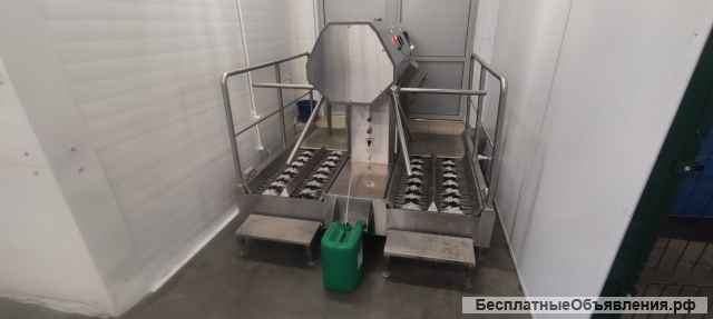 Двухсторонний двухпоточный санпропускник ASP-HL-14