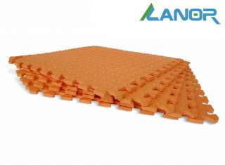 Мягкий пол Lanor 50x50x1 см Оранжевый