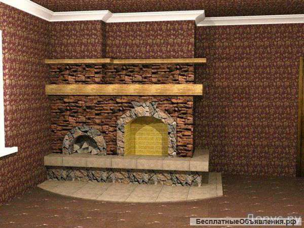 Кладка каминов, печей