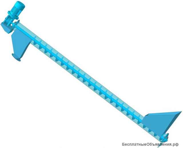 Конвейер винтовой КВ, шнековый транспортер, шнек