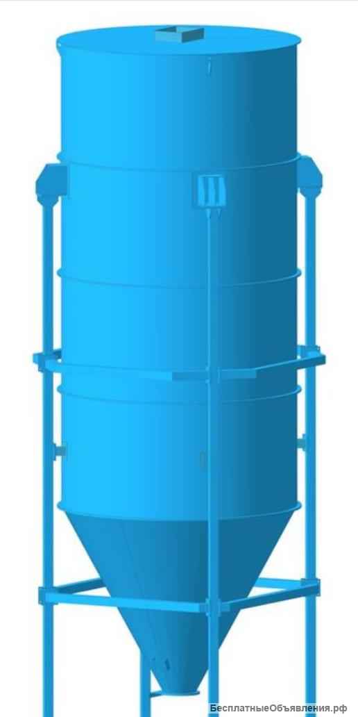 Бункер хранения готовой продукции, бункер силос для зерна