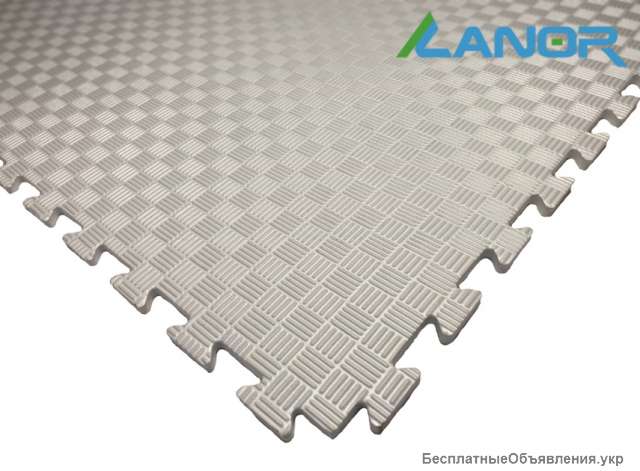 Мягкий пол 100х100х1,2 см Белый