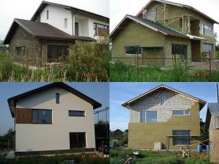 Отделка фасада частного дома