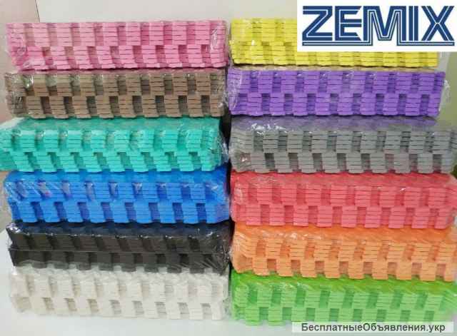 Синий мягкий пазл Татами EVA 10мм 50х50см (1шт)