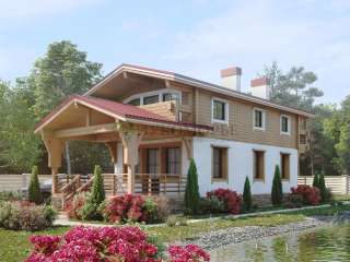 Проект комбинированного дома «Монблан»