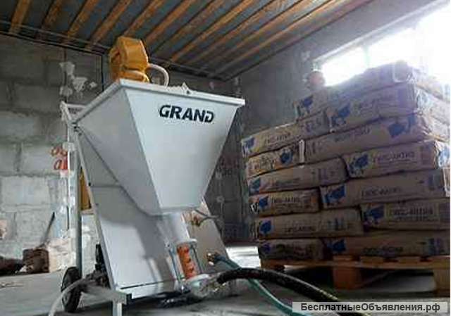 Штукатурка стен механизированная