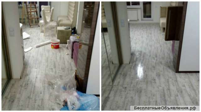 Уборка дома/квартиры после ремонта