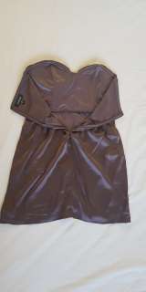 Женское атласное платье