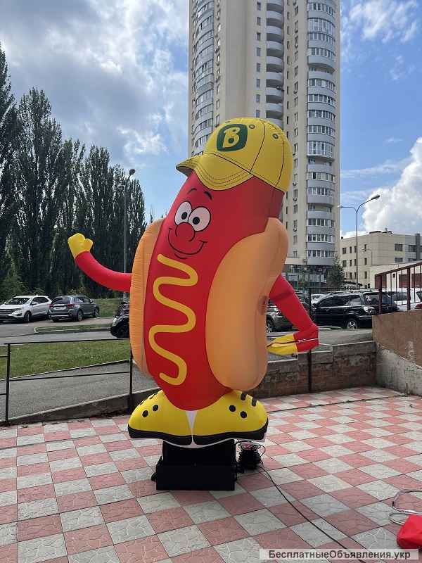 Надувная реклама Рукомах Хот дог
