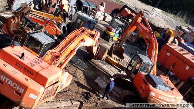 Трапеция ковша бу и тяги на экскаватор Hitachi ZX450-3 разборка оригинал