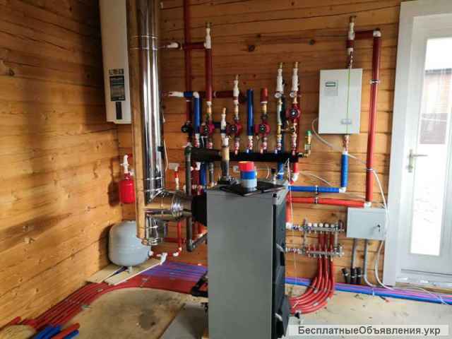 Установка котла