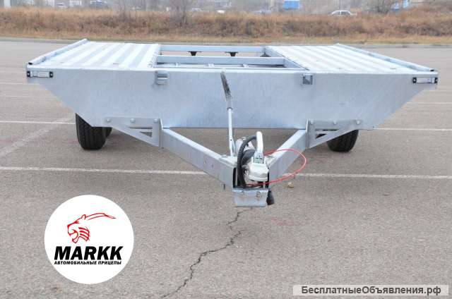 Прицеп автовоз MARKK 4650х2150 мм одноместный на торсионе