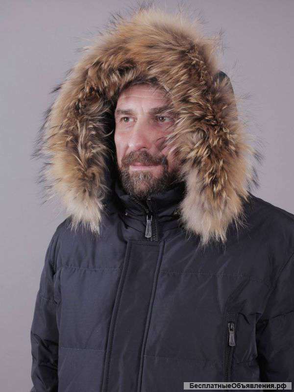 Пуховик Helmsman, Синий, Аляска, Германия (50-60)