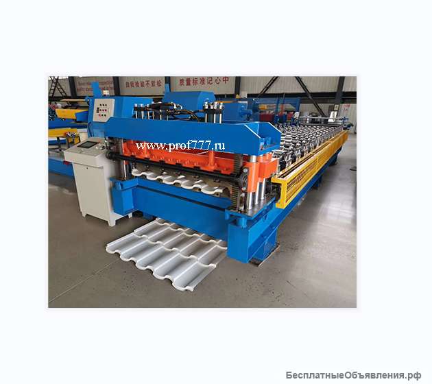 Оборудование для производства металлочерепицы Ruukki Adamante из Китая