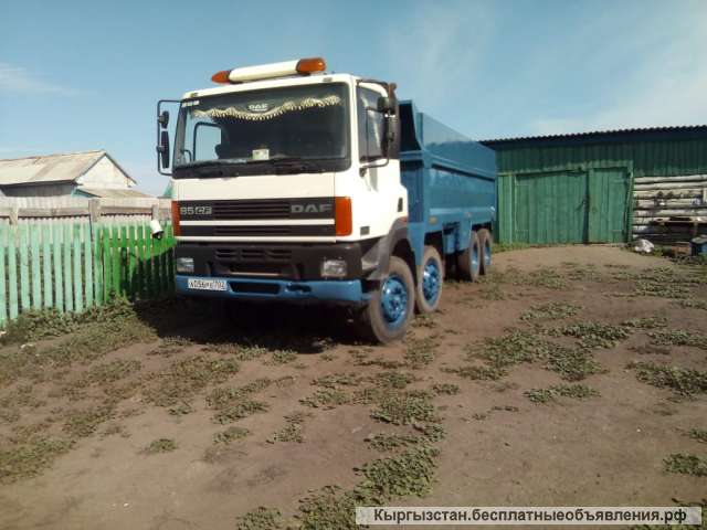 Водитель на самосвал 4/8 DAF