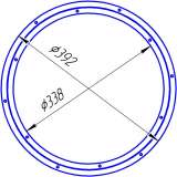 Механизм вращения центра стола MT-40