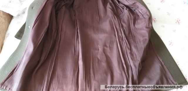 Пальто мужское коричневое из 60х годов, б.у в отличном состоянии, р.50-52