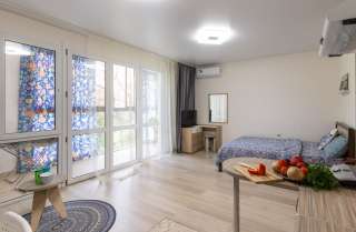 1 комн с ремонтом в новом престижном доме в центре Сочи